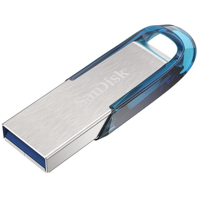 SanDisk Ultra Flair USB flash drive 64 GB USB Type-A 3.2 Gen 1 (3.1 Gen 1) Blue, Silver SanDisk Ultra Flair USB flash drive 64 GB USB Type-A 3.2 Gen 1 (3.1 Gen 1) Blue, Silver