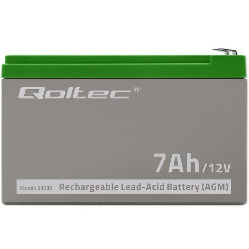 Qoltec 53030 AGM battery | 12V | 7Ah | max 105A Qoltec 53030 AGM battery | 12V | 7Ah | max 105A