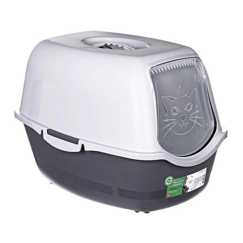 DIAMENTIQ BAYA light grey/dark grey - cat litter box - 55,5 x 40 x 38,7 cm DIAMENTIQ BAYA light grey/dark grey - cat litter box - 55,5 x 40 x 38,7 cm