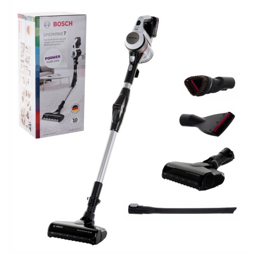 Bosch BBS711W stick vacuum/electric broom Bagless 0.3 L Black, Stainless steel, White Bosch BBS711W stick vacuum/electric broom Bagless 0.3 L Black, Stainless steel, White