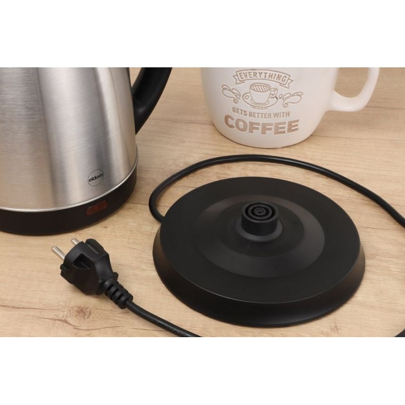ELDOM Steel kettle HUMI, 1800 W, capacity 1.7L, hob ELDOM Steel kettle HUMI, 1800 W, capacity 1.7L, hob