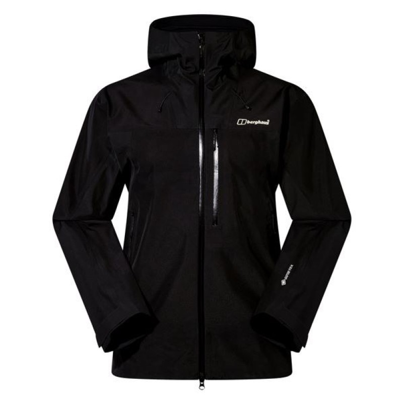 Berghaus RIDGE-SEEKER GTX JKT BLK/BLK membrane jacket size M. Berghaus RIDGE-SEEKER GTX JKT BLK/BLK membrane jacket size M.