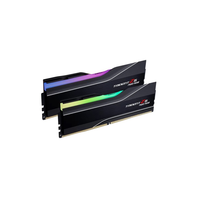 G.Skill Trident Z5 Neo RGB F5-6000J3040G32GX2-TZ5NR memory module 64 GB 2 x 32 GB DDR5 6000 MHz G.Skill Trident Z5 Neo RGB F5-6000J3040G32GX2-TZ5NR memory module 64 GB 2 x 32 GB DDR5 6000 MHz