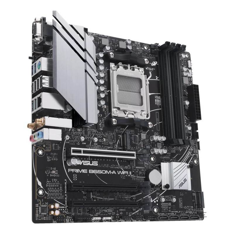 ASUS PRIME B650M-A WIFI II AMD B650 Socket AM5 micro ATX ASUS PRIME B650M-A WIFI II AMD B650 Socket AM5 micro ATX