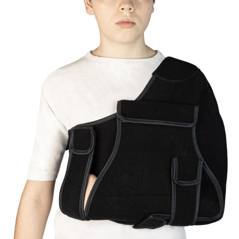 Shoulder rim orthopaedic waistcoat size R00- Children: 1.5-2 years Black