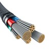 Baseus Unbreakable USB C to iP cable 1 m 20 W White Baseus Unbreakable USB C to iP cable 1 m 20 W White