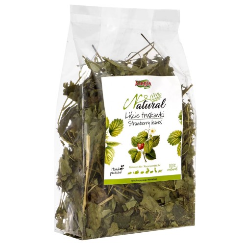 ALEGIA Strawberry leaves - treat for rodents and rabbits - 90g ALEGIA Strawberry leaves - treat for rodents and rabbits - 90g