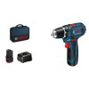 Bosch Akku-Bohrschrauber 12 V Li-Ion 1300 RPM Black, Blue, Red Bosch Akku-Bohrschrauber 12 V Li-Ion 1300 RPM Black, Blue, Red