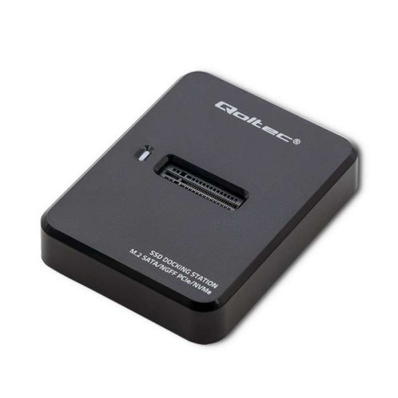 Qoltec 50313 storage drive enclosure SSD enclosure Black M.2 Qoltec 50313 storage drive enclosure SSD enclosure Black M.2