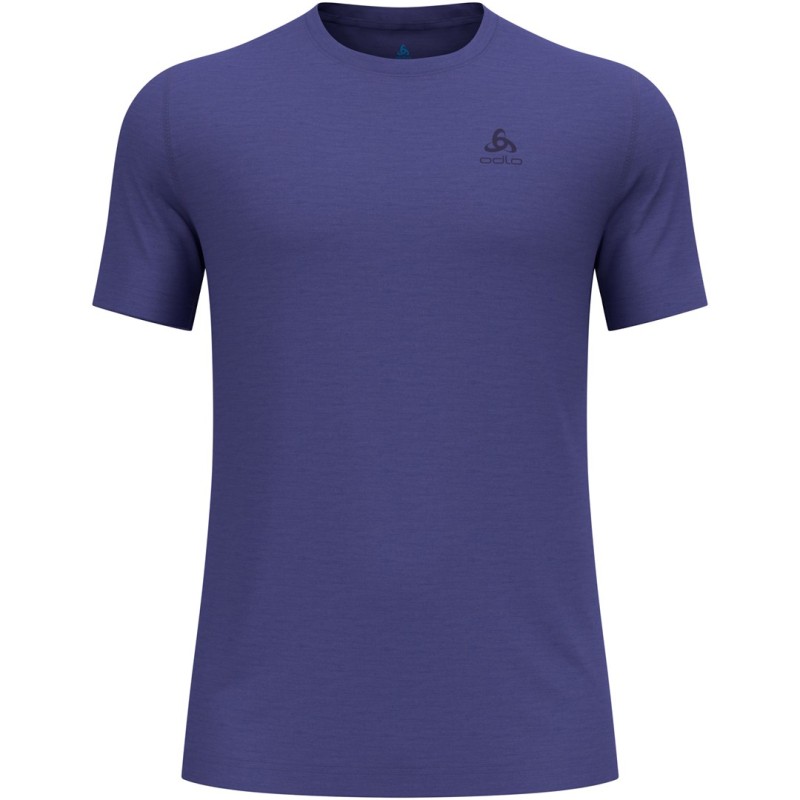 Odlo BL TOP crew neck l/s MERINO 160 short-sleeved thermal underwear, size M, blue Odlo BL TOP crew neck l/s MERINO 160 short-sleeved thermal underwear, size M, blue