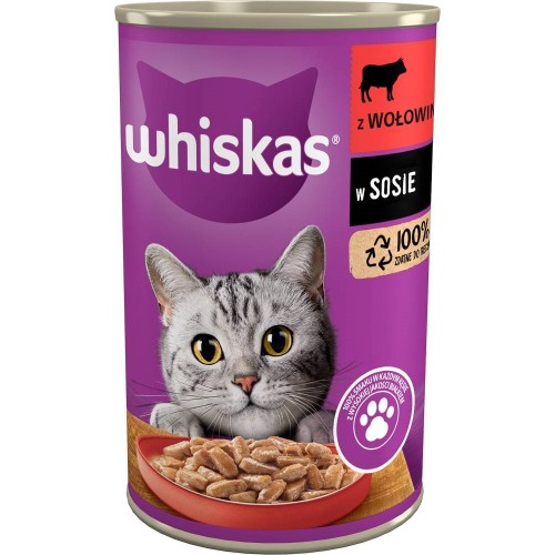 Whiskas Beef in Sauce 400 g Whiskas Beef in Sauce 400 g