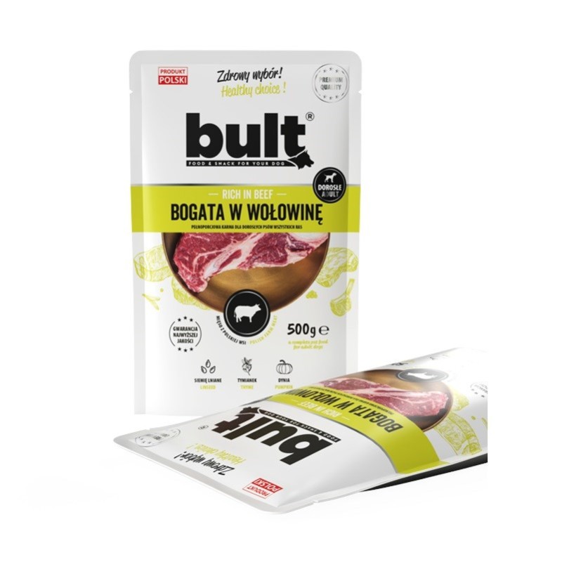 BULT Rich in beef - wet dog food - 100g BULT Rich in beef - wet dog food - 100g