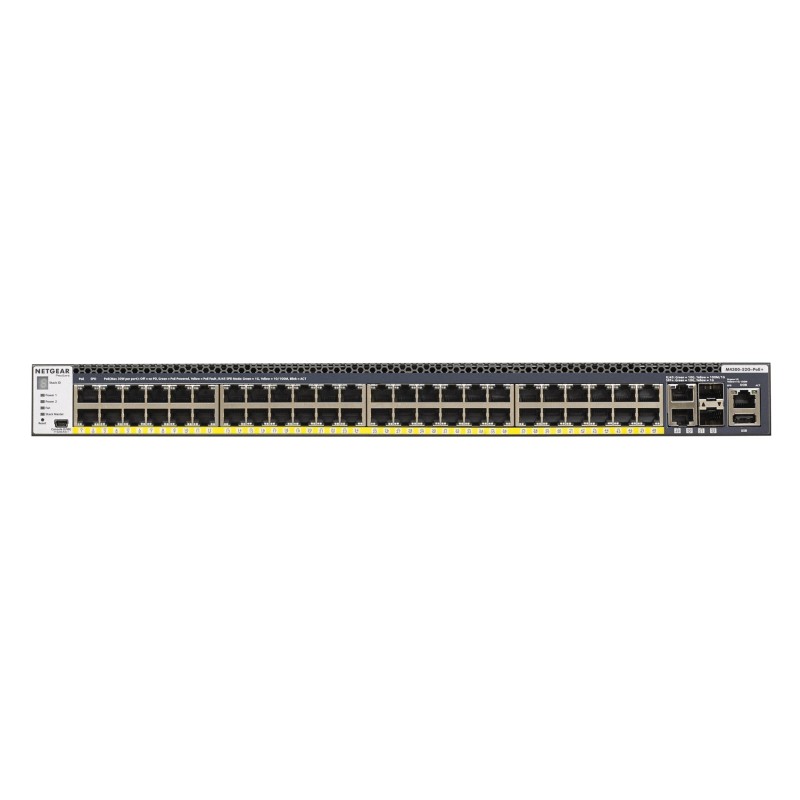 NETGEAR M4300-52G-PoE+ 1000W PSU Managed L2/L3/L4 Gigabit Ethernet (10/100/1000) Power over Ethernet (PoE) 1U Black