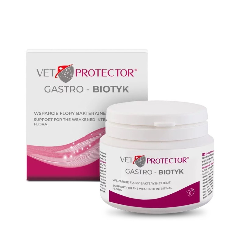 JM SANTE Vet Protector Gastro - Biotyk - multibiotic for dogs and cats – 60 g JM SANTE Vet Protector Gastro - Biotyk - multibiotic for dogs and cats – 60 g