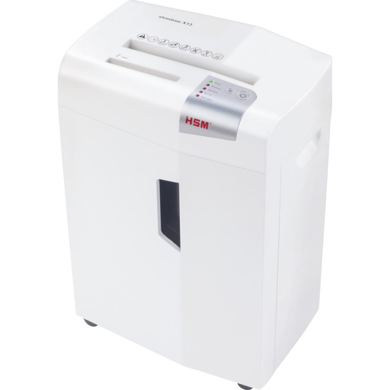 HSM shredstar X13 document shredder, 4 x 37 mm + separate CD-cutting mechanism HSM shredstar X13 document shredder, 4 x 37 mm + separate CD-cutting mechanism