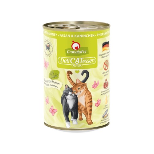 GRANATAPET DeliCATessen Pheasant and coney - wet cat food - 400g GRANATAPET DeliCATessen Pheasant and coney - wet cat food - 400g