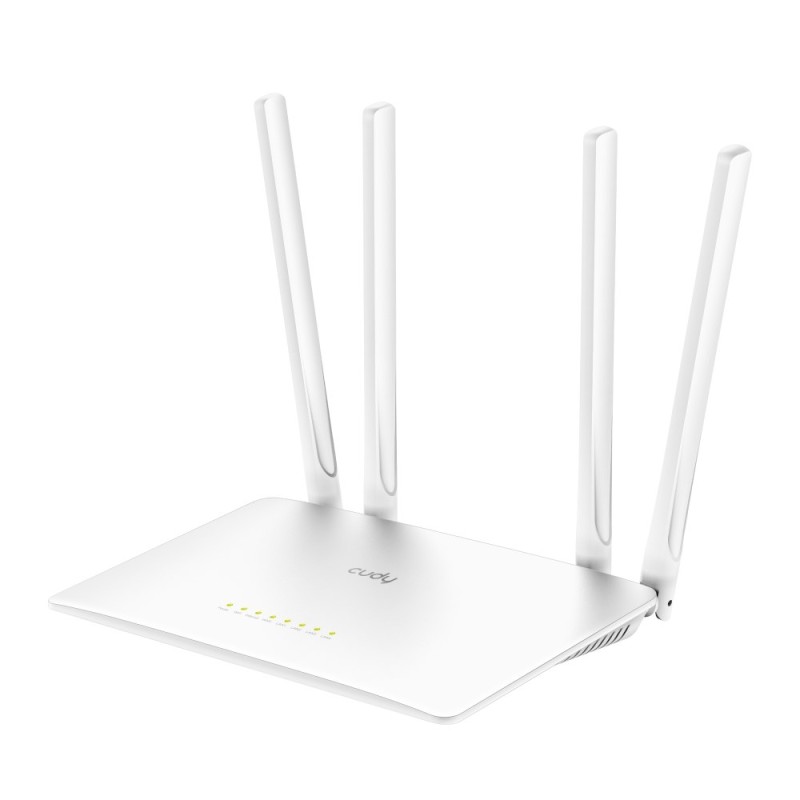 Cudy WR1200 wireless router Fast Ethernet Dual-band (2.4 GHz / 5 GHz) White Cudy WR1200 wireless router Fast Ethernet Dual-band (2.4 GHz / 5 GHz) White