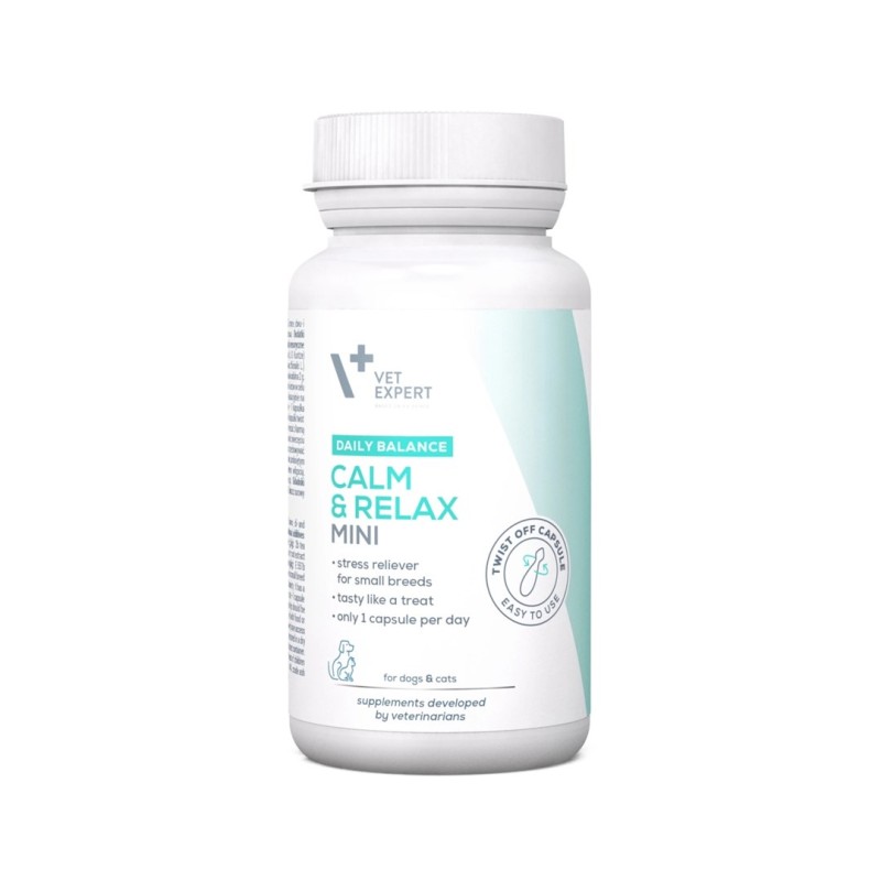 VETEXPERT Calm&Relax Mini - supplements for dogs and cats - 30 pcs VETEXPERT Calm&Relax Mini - supplements for dogs and cats - 30 pcs