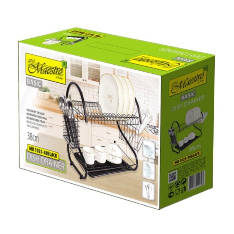 Dish drying rack 53 cm MR-1025-53-BLACK Maestro Dish drying rack 53 cm MR-1025-53-BLACK Maestro