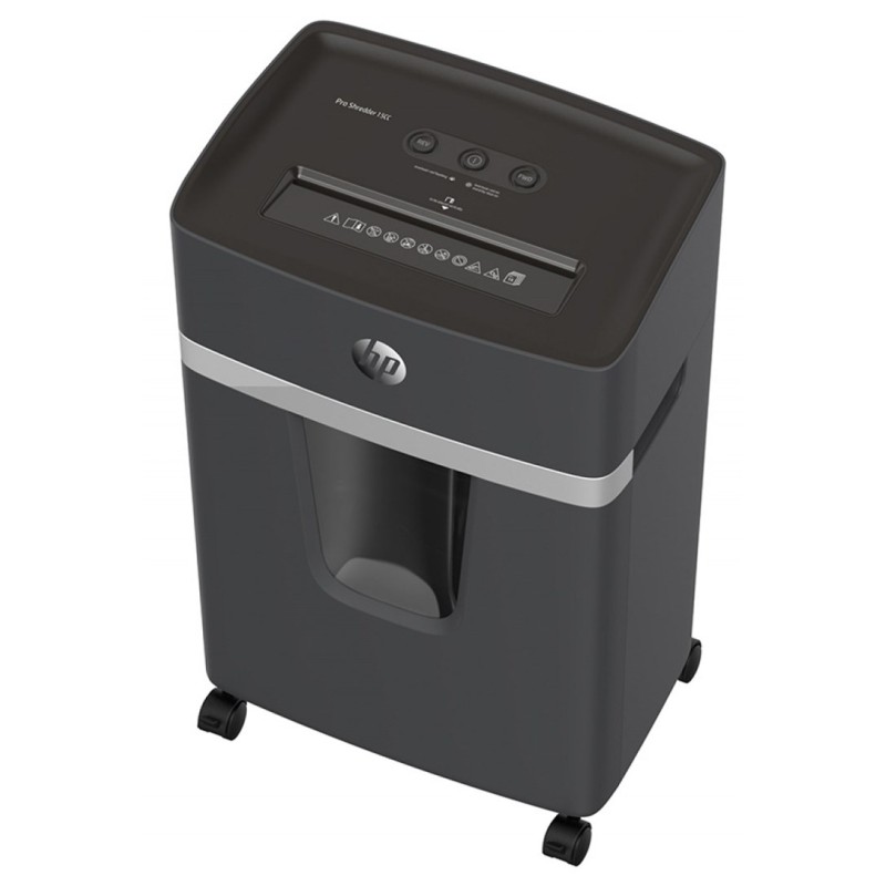 HP PRO SHREDDER 15CC 20L paper shredder Micro-cut shredding HP PRO SHREDDER 15CC 20L paper shredder Micro-cut shredding