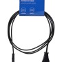 Savio CL-100 power cable Black 1.8 m IEC Type E (3.4 mm, 3.1 mm) IEC C7