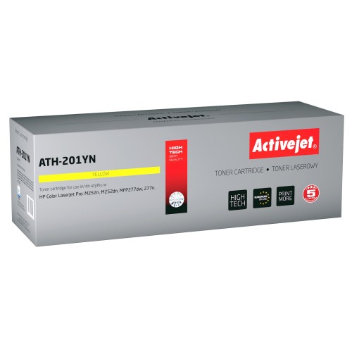 Activejet ATH-201YN toner (replacement for HP 201A CF402A; Supreme; 1,400 pages; yellow) Activejet ATH-201YN toner (replacement for HP 201A CF402A; Supreme; 1,400 pages; yellow)