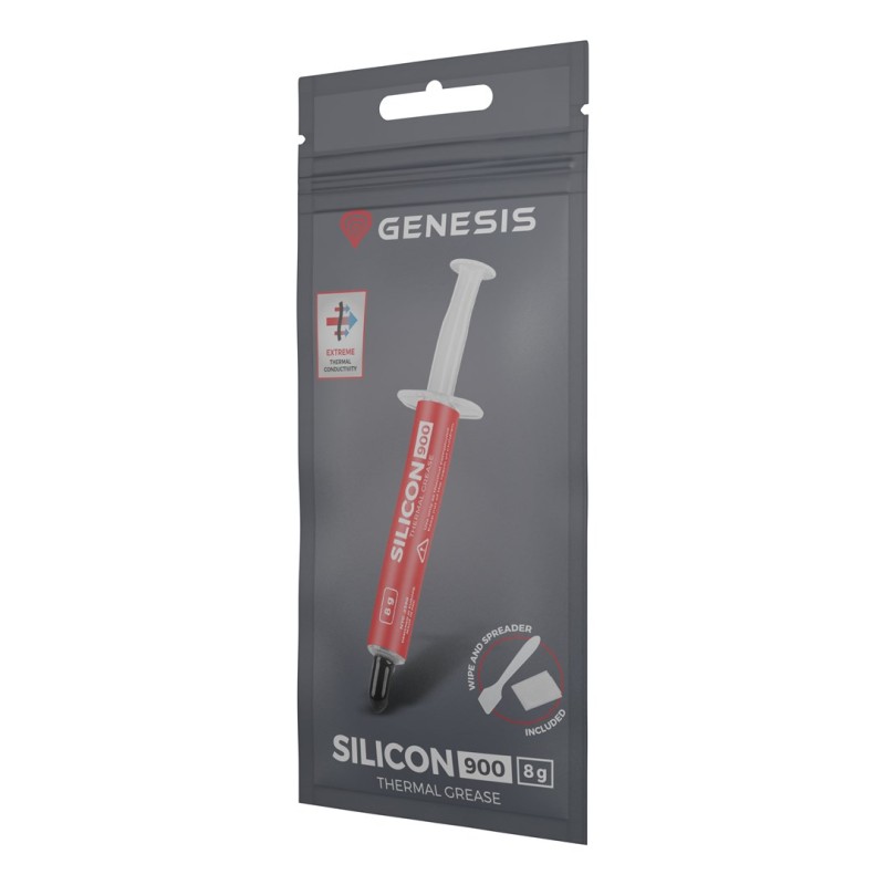 GENESIS Silicon 900 heat sink compound Thermal paste 12.8 W/m·K 8 g GENESIS Silicon 900 heat sink compound Thermal paste 12.8 W/m·K 8 g