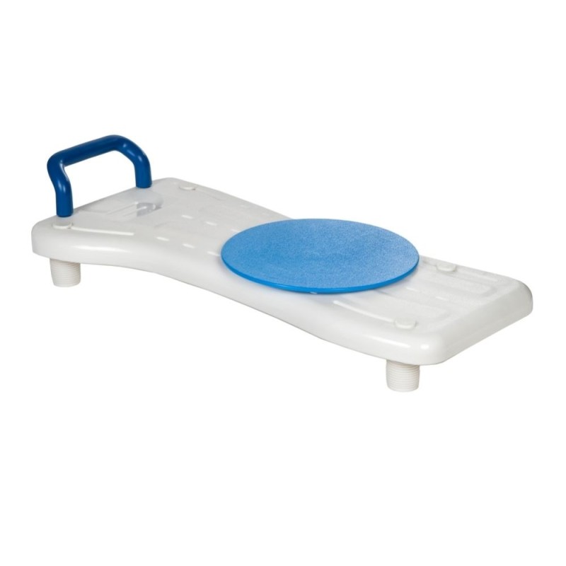 Bath bench with rotating disc Bath bench with rotating disc