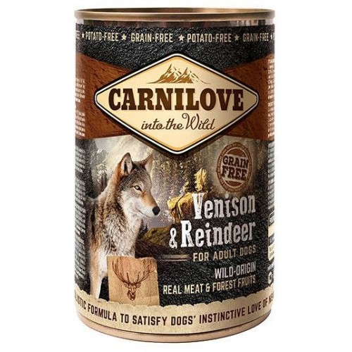 CARNILOVE Into the Wild Venison&Reindeer - Wet dog food - 400 g