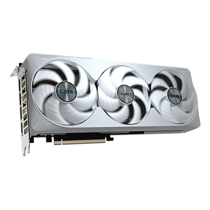GIGABYTE GeForce RTX 5070 Ti EAGLE OC ICE SFF 16G Graphics Card - 16GB GDDR7, 256bit, PCI-E 5.0, 2542 MHz Core Clock, 3 x DP 2.1a, 1 x HDMI 2.1b, NVIDIA DLSS 4, GV-N507TEAGLEOC ICE-16GD GIGABYTE GeForce RTX 5070 Ti EAGLE OC ICE SFF 16G Graphics Card - 16GB GDDR7, 256bit, PCI-E 5.0, 2542 MHz Core Clock, 3 x DP 2.1a, 1 x HDMI 2.1b, NVIDIA DLSS 4, GV-N507TEAGLEOC ICE-16GD