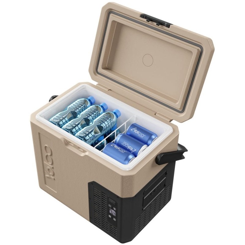 PORTABLE COMPRESSOR FRIDGE YOLCO ET18 SAND PORTABLE COMPRESSOR FRIDGE YOLCO ET18 SAND