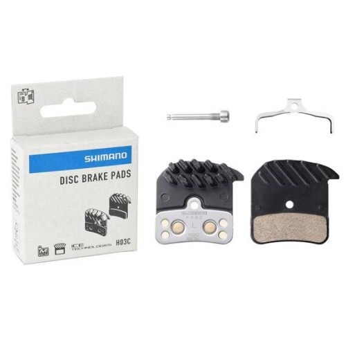 Shimano H03C 4-piston disc brake pads with heat sink Shimano H03C 4-piston disc brake pads with heat sink