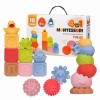 TULLO Sensory blocks – Montessori educational set, 18 pieces TULLO Sensory blocks – Montessori educational set, 18 pieces