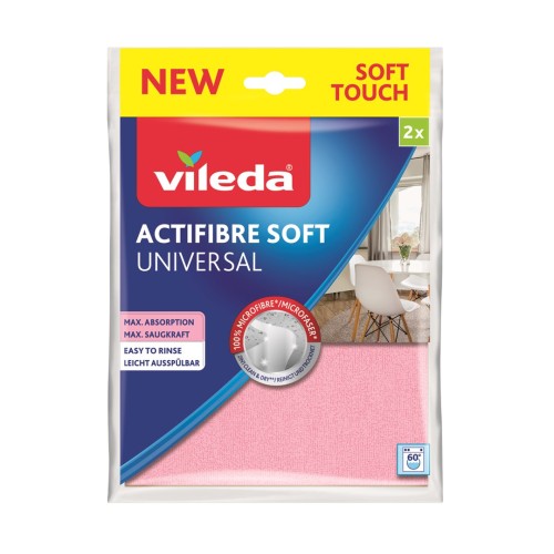 Vileda ACTIFIBRE Soft Universal Soft cloth 2 pc. Vileda ACTIFIBRE Soft Universal Soft cloth 2 pc.