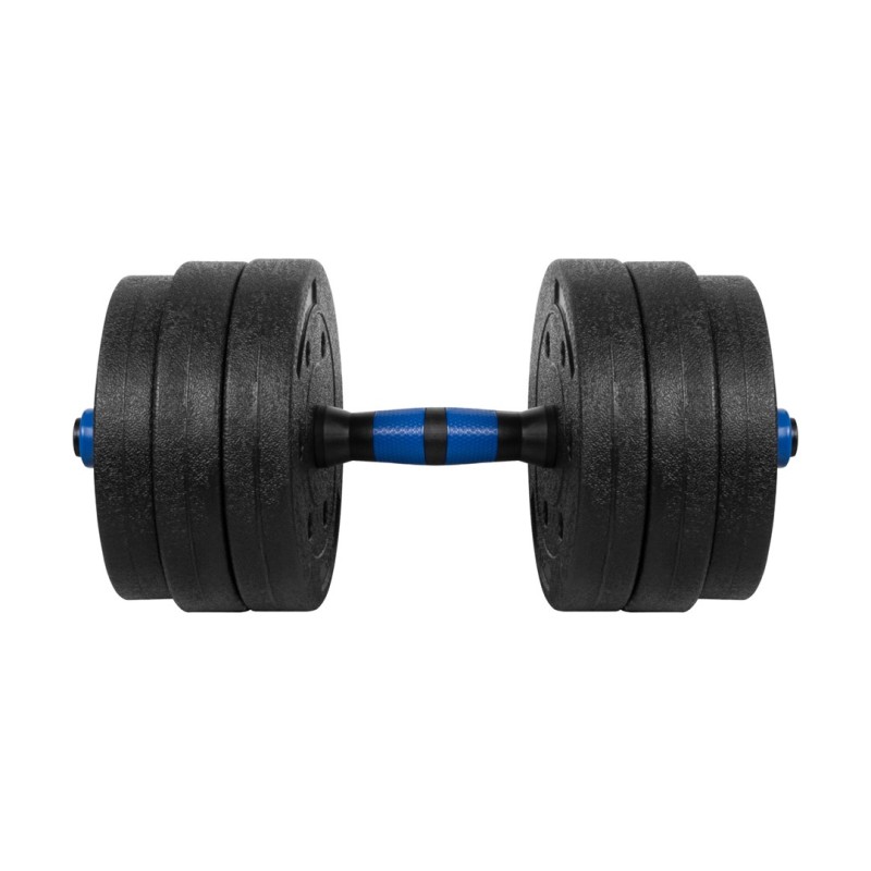 REBEL ACTIVE Hantle bitumiczne regulowane z łącznikiem 2x10 kg REBEL ACTIVE Hantle bitumiczne regulowane z łącznikiem 2x10 kg