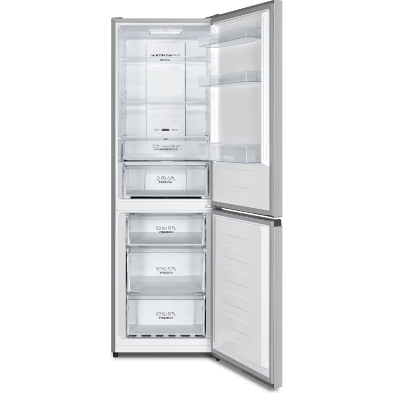 Gorenje NRK6192AS4 fridge-freezer Freestanding 304 L E Grey Gorenje NRK6192AS4 fridge-freezer Freestanding 304 L E Grey