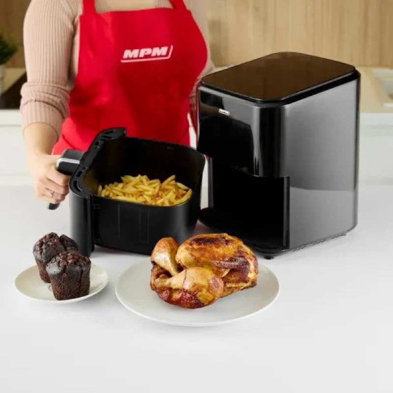 MPM MFR-11 Air Fryer Single Stand-alone 1400 W Black