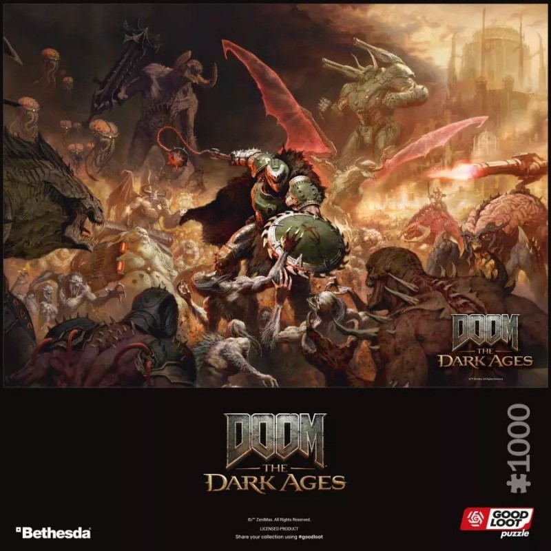 Puzzle Good Loot Gaming - Doom: The Dark Ages - Slayer's Rage 1000 pc(s) Puzzle Good Loot Gaming - Doom: The Dark Ages - Slayer's Rage 1000 pc(s)
