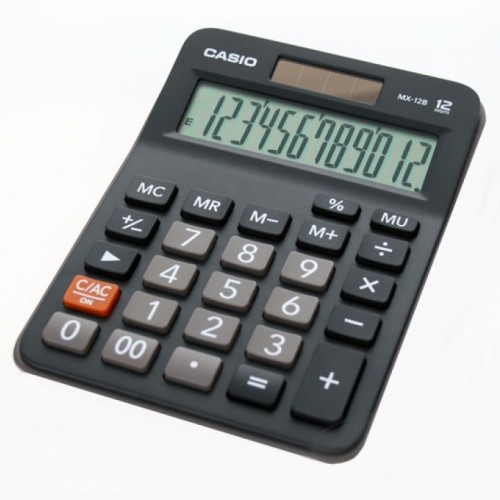 Casio MX-12B 12-digit black office calculator
