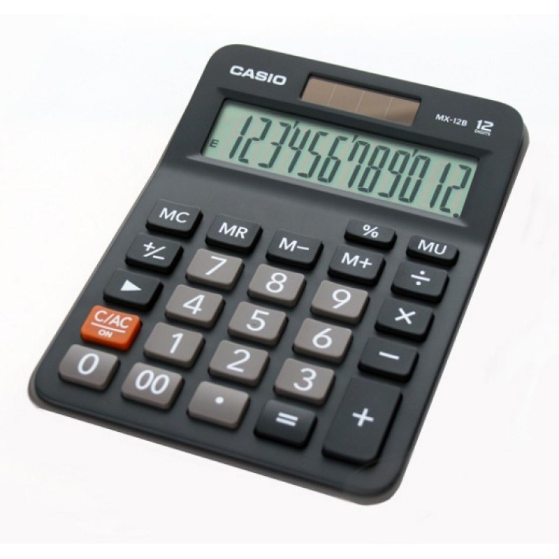 Casio MX-12B 12-digit black office calculator Casio MX-12B 12-digit black office calculator