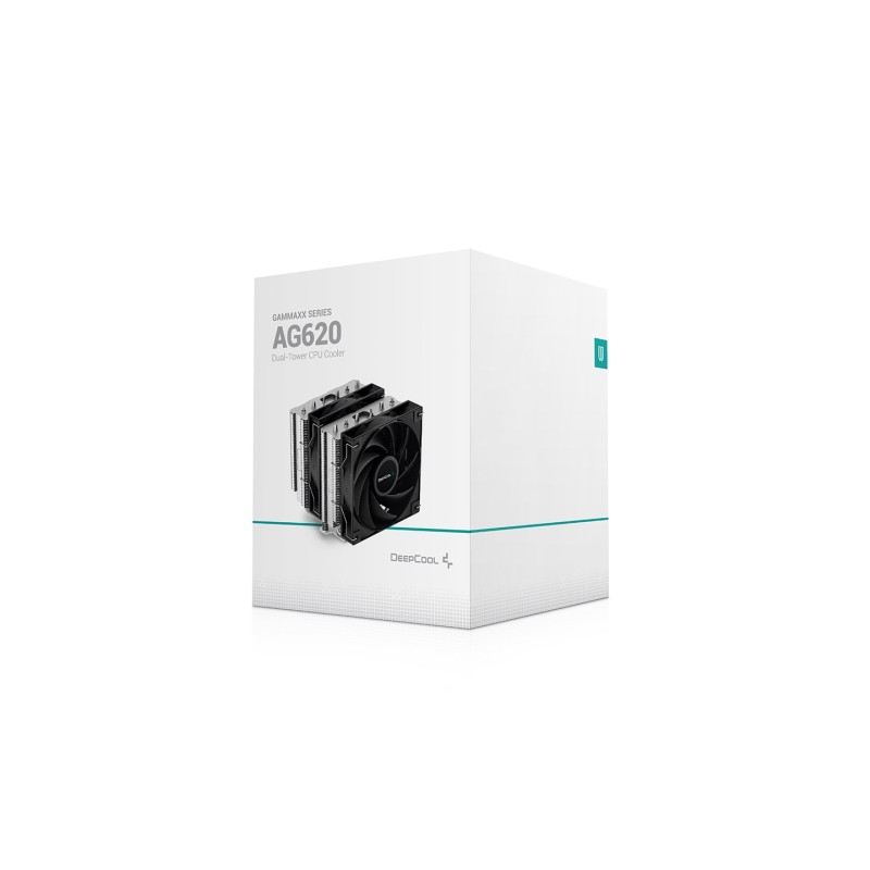DeepCool AG620 Processor Air cooler 12 cm Aluminium, Black 1 pc(s) DeepCool AG620 Processor Air cooler 12 cm Aluminium, Black 1 pc(s)