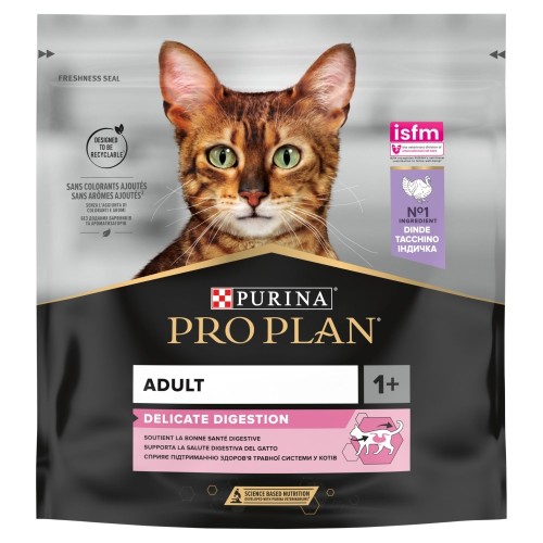 PURINA Pro Plan Delicate digestion Turkey - dry cat food - 400g