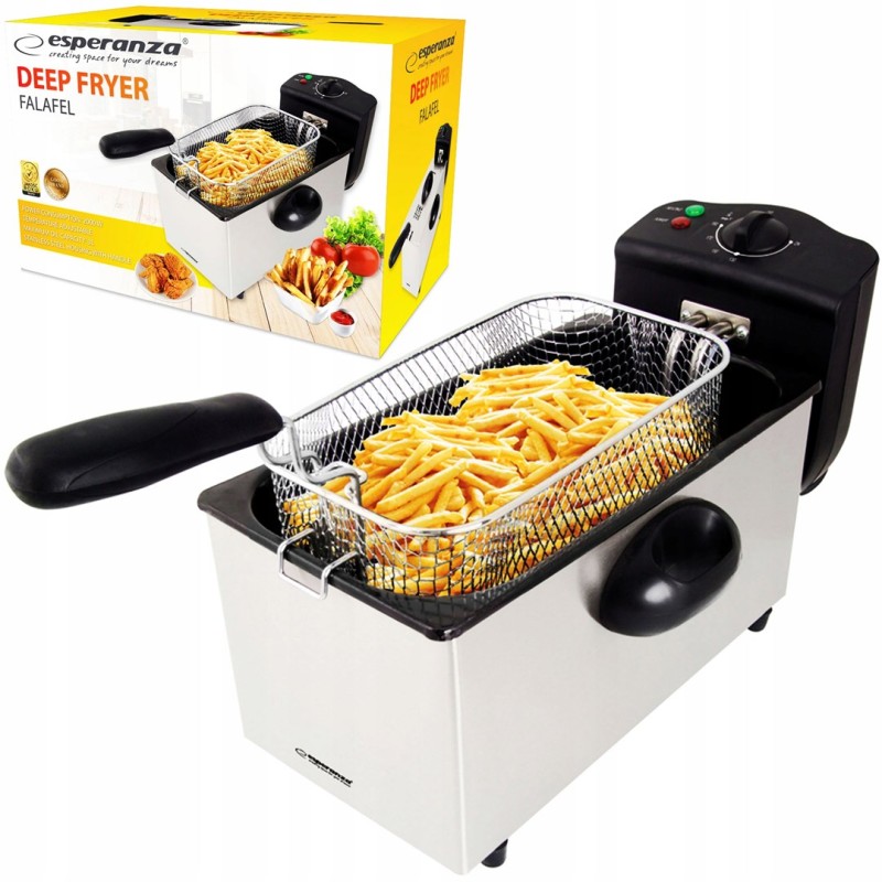 Esperanza EKG010 Deep Fryer 3 L, 2000W Inox Esperanza EKG010 Deep Fryer 3 L, 2000W Inox