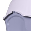 DIAMENTIQ BAYA whie/light grey -  cat litter box - 55,5 x 40 x 38,7 cm