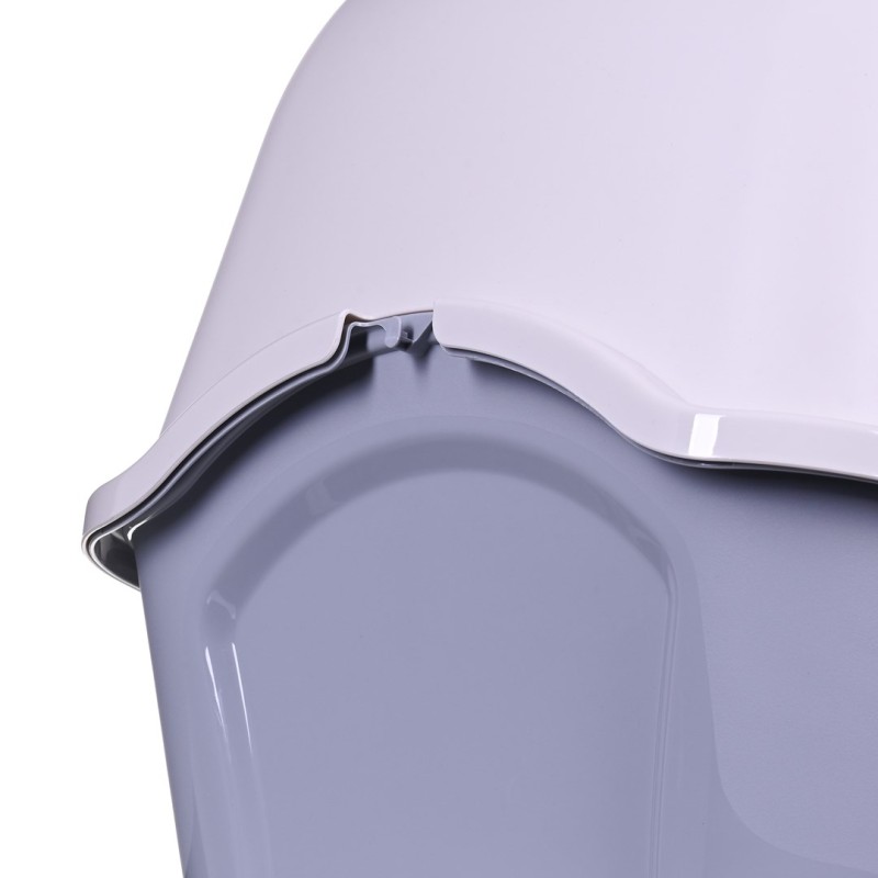 DIAMENTIQ BAYA whie/light grey - cat litter box - 55,5 x 40 x 38,7 cm DIAMENTIQ BAYA whie/light grey - cat litter box - 55,5 x 40 x 38,7 cm