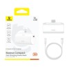 Baseus Compact P10068306213-00 Lithium-ion power bank 5000 mAh White Baseus Compact P10068306213-00 Lithium-ion power bank 5000 mAh White