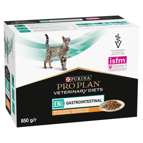 PURINA Pro Plan Veterinary Diets EN St/Ox Gastrointestinal - wet cat food - 10 x 85g PURINA Pro Plan Veterinary Diets EN St/Ox Gastrointestinal - wet cat food - 10 x 85g