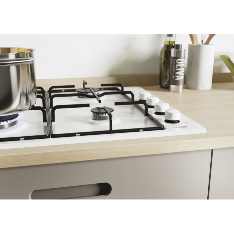 Candy Idea CHW6LWW White Built-in 60 cm Gas 4 zone(s) Candy Idea CHW6LWW White Built-in 60 cm Gas 4 zone(s)