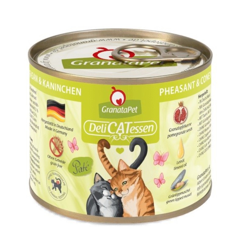 GRANATAPET DeliCATessen Pheasant and coney - wet cat food - 200g