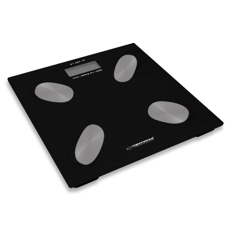 Esperanza EBS022K personal scale Electronic personal scale Square Black Esperanza EBS022K personal scale Electronic personal scale Square Black